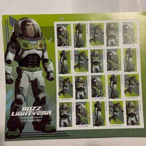 2022 Buzz Lightyear Stamps 50 Books of 1,000 Stamps
